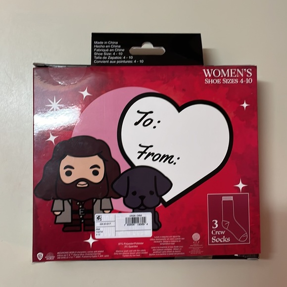 2/$30 Harry Potter 3 Pair Pack Crew Socks - Picture 7 of 9